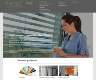 Persianas-Nargof.com(Comercializadora) Screenshot