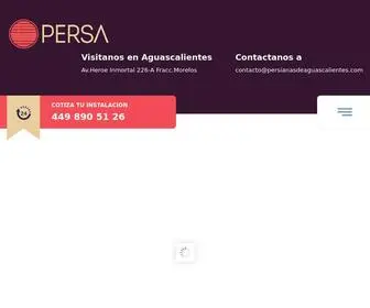 Persianasdeaguascalientes.com(Persianas de Aguascalientes) Screenshot