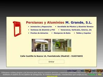 PersianasmGrande.es(Persianas y Aluminios M) Screenshot