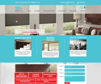 Persianaspriego.com.mx(INICIO) Screenshot