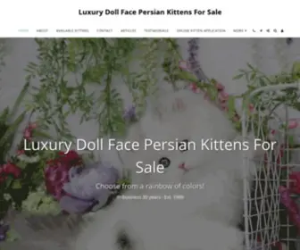 Persiankittensforsale.com(Persian Kittens For Sale) Screenshot