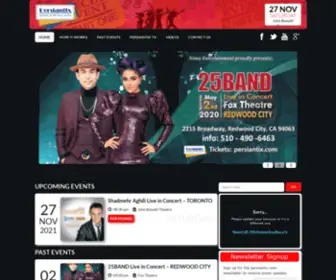 Persiantix.com(Find and buy tickets) Screenshot