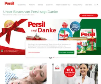 Persil.de(Erste selbsttätige Waschmittel) Screenshot