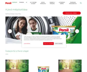 Persil.hu(A Persil tisztítóerejének titkait és hatékonyságát a weboldalon részletesebben) Screenshot