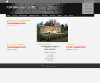 Persimmonpointe.info(Persimmon Pointe Association Website) Screenshot