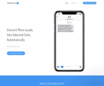 Persistence.ai(Turn Leads into Conversions with AI) Screenshot