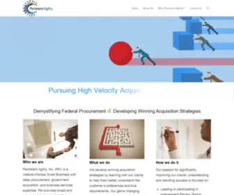 Persistent-Agility.com(Dynamic Federal Procurement & Government Contracts Consulting) Screenshot