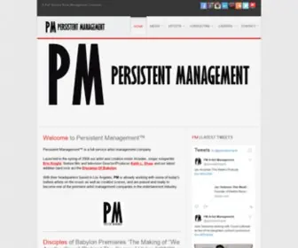 Persistentmanagement.com(Persistent Management) Screenshot