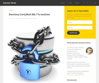 Perski.pl(SEO, Linux, Wordpress, Hosting Blog) Screenshot