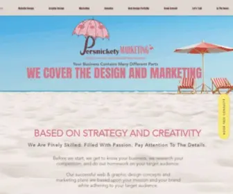 Persnicketymarketing.com(Persnickety Marketing & Design) Screenshot