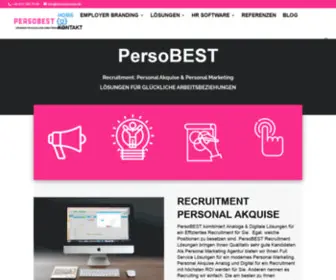 Persobest.de(Recruitment) Screenshot