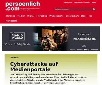 Persoenlich.com(Das Online) Screenshot