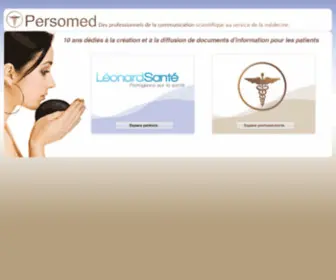 Persomed.com(L'information est un soin) Screenshot