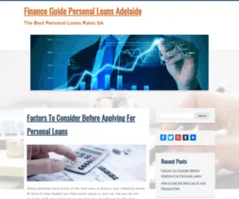 Personal-Financeguide.com(Finance Guide Personal Loans Adelaide) Screenshot