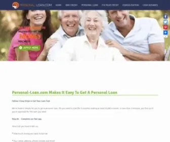 Personal-Loan.com(Personal Loans Can Make a Difference with Loans up to 2500$) Screenshot