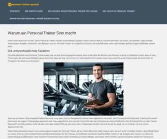 Personal-Trainer-Spartak.de(Personal Training Stuttgart) Screenshot