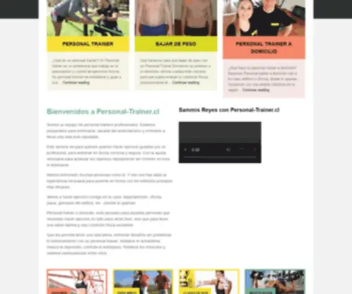 Personal-Trainer.cl(Personal Trainer) Screenshot