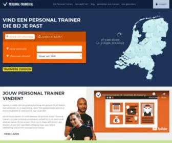 Personal-Trainer.nl(Via vind jij de personal trainer die bij jou past) Screenshot