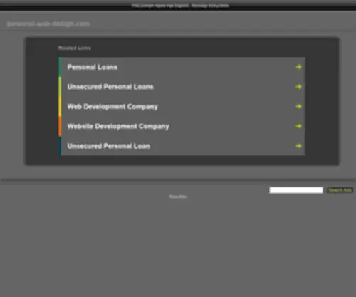 Personal-Web-Design.com(Personal Web Design) Screenshot