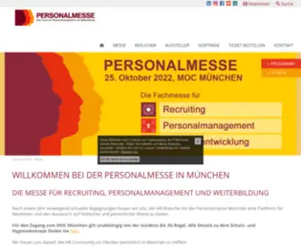 Personal-World.de(Personalmesse München) Screenshot