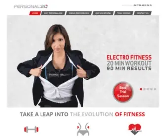 Personal20.com(Electronic Muscle Stimulation Fitness) Screenshot