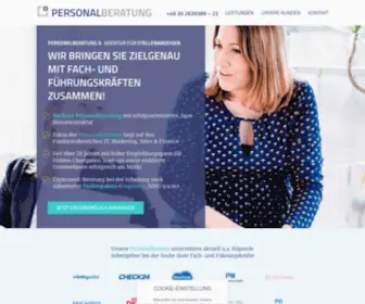 Personalberatung.de(HRM CONSULTING) Screenshot