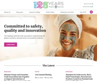 Personalcarecouncil.org(Personal Care Products Council) Screenshot