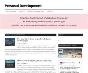 Personaldevelopmentmaster.com(Personal Development On How To Get Success In Life) Screenshot