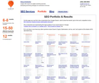 Personaldigital.ca(SEO & Internet Marketing Portfolio of SEO Company To) Screenshot