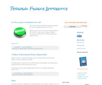 Personalfinanceapprentice.com(The Personal Finance Apprentice) Screenshot