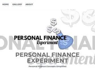 Personalfinanceexperiment.com(Personal Finance Concepts Simplified) Screenshot