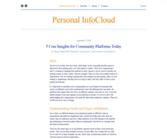 Personalinfocloud.com(Personal InfoCloud) Screenshot