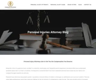 Personalinjuriesattorneyblog.com(Personal Injuries Attorney Blog) Screenshot