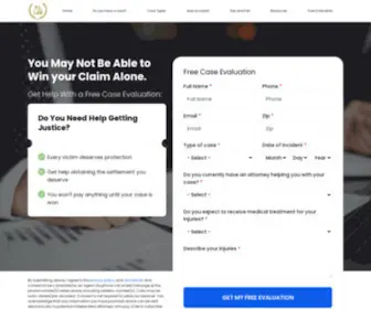 Personalinjury-Law.com(Personal Injury Help) Screenshot