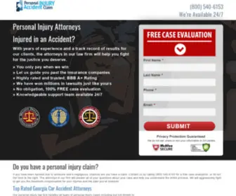 Personalinjuryaccidentclaim.com(Personal Injury Attorneys) Screenshot