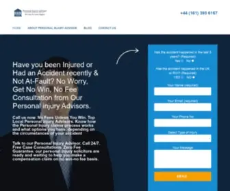 Personalinjuryadviser.co.uk(Personal Injury Advisor UK) Screenshot
