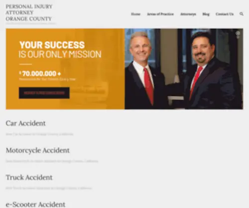 Personalinjuryattorneyoc.com(Best Personal Injury Attorney in Orange County) Screenshot