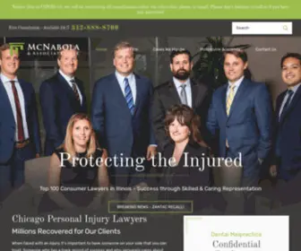 Personalinjurylawchicago.com(McNabola & Associates) Screenshot