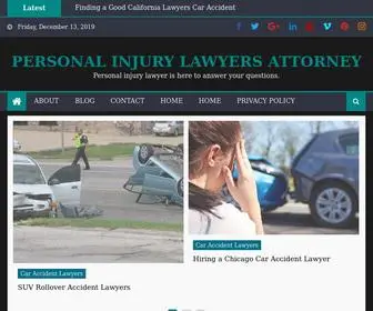 Personalinjurylawyersattorney.com(Personal Injury Lawyers Attorney) Screenshot