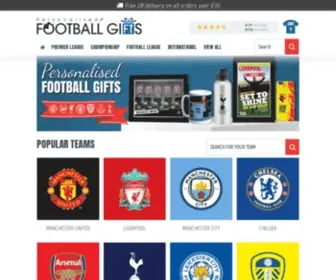 Personalisedfootballgifts.co.uk(Personalised Football Gifts Shop) Screenshot