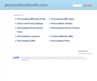 Personalisedinsults.com(Personalised Insult Generator) Screenshot