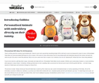 Personalisedteddybears.com.au(Personalised Teddy Bears) Screenshot