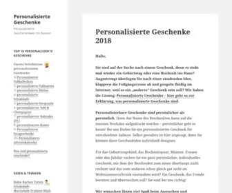 Personalisiertegeschenke.net(Personalisiertegeschenke) Screenshot