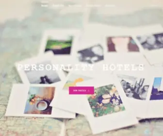 Personalityhotels.com(Our luxury hotel in Union Square) Screenshot