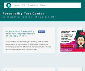 Personalitytest.net(Personality Test Center) Screenshot