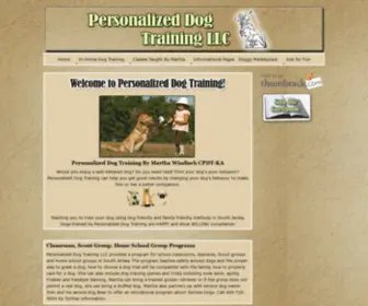 Personalizeddogtraining.com(Personalized Dog Training) Screenshot