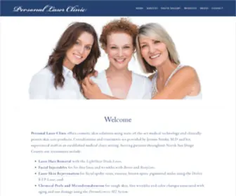 Personallaserclinic.com(Personal Laser Clinic) Screenshot