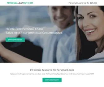 Personalloanhut.com(Personal Loans for All Credit Types) Screenshot