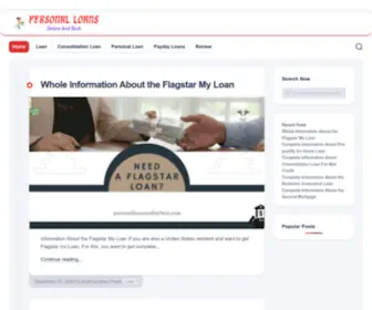 Personalloansonlinebest.com(Help You To Get Loan Online With Easy Steps) Screenshot