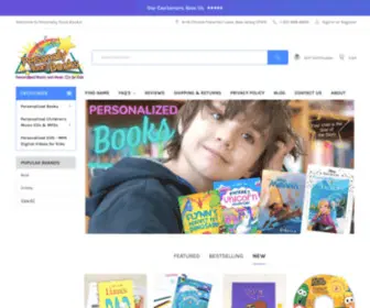 Personallyyoursbooks.com(Personalized Books and Gifts for Kids) Screenshot